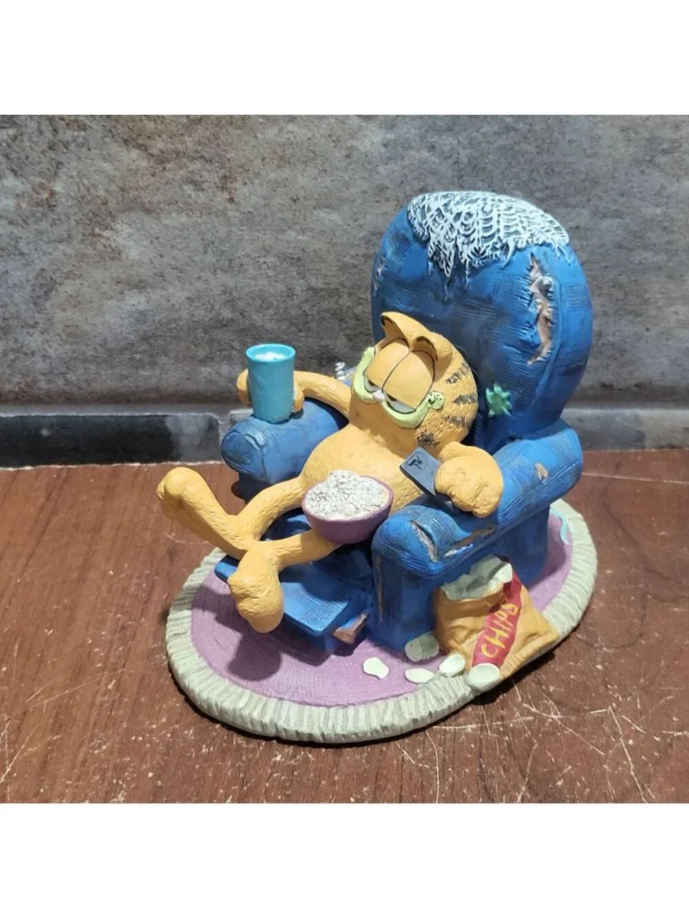 Vintage Danbury Mint Garfield Figurine Sittin Pretty 1992